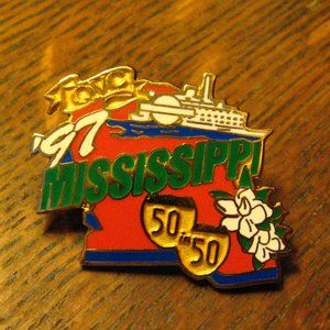 QVC Mississippi 1997 Vintage Lapel Pin